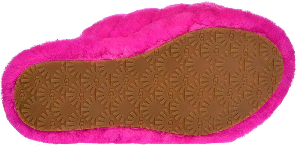 UGG Unisex-Child Fluff Yeah Slide Slipper Little Kid 4-8 Years 2 Little Kid Rock Rose
