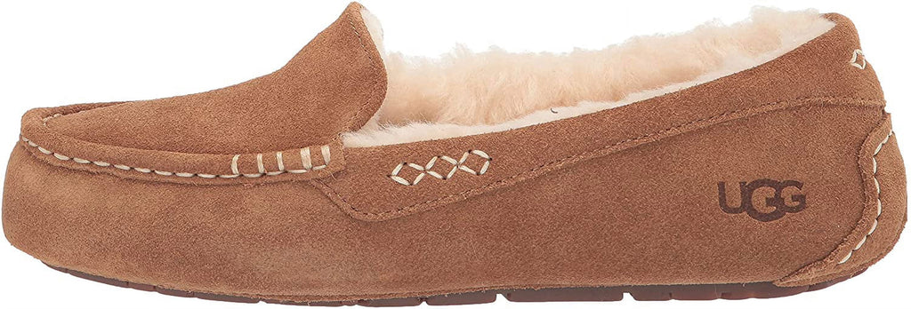 UGG Womens Ansley Slipper 6 Wide Chestnut