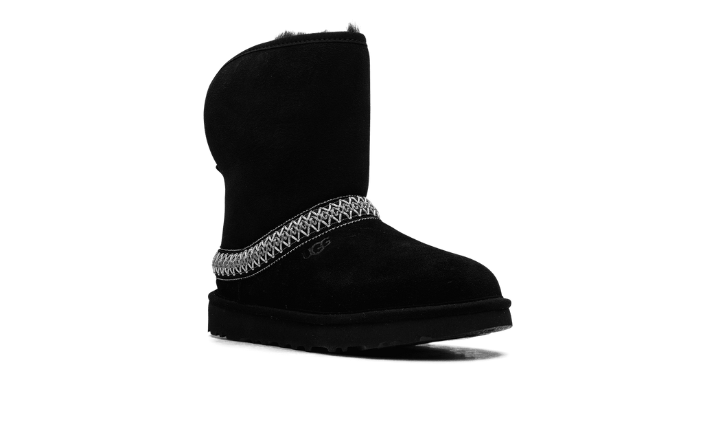 UGG WOMENS Classic Short Crescent Boot Womens "Black" 1161770 BLK 1161770 BLK from Stadium Goods