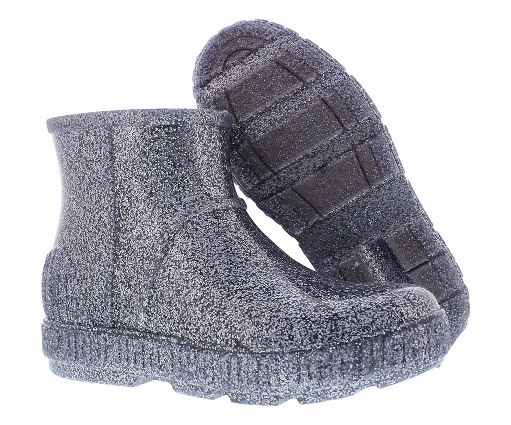 UGG Drizlita Glitter Boot GS Girls Shoes Size 6, Color: Silver