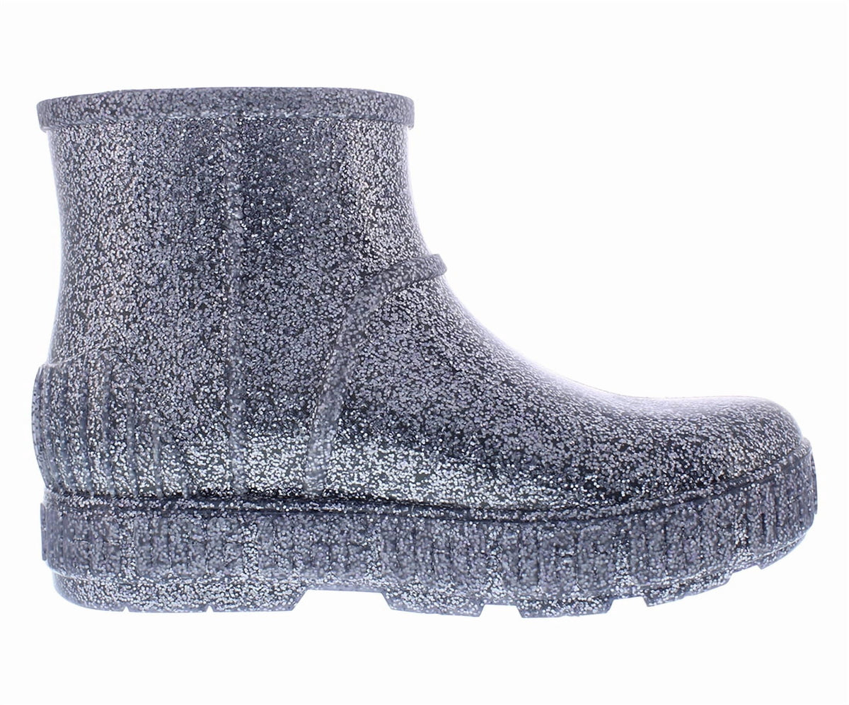 UGG Drizlita Glitter Boot GS Girls Shoes Size 5, Color: Silver