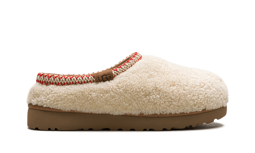 UGG WOMENS Tasman Maxi Curly Slipper Womens "Natural" 1158356 NAT 1158356 NAT from Stadium Goods