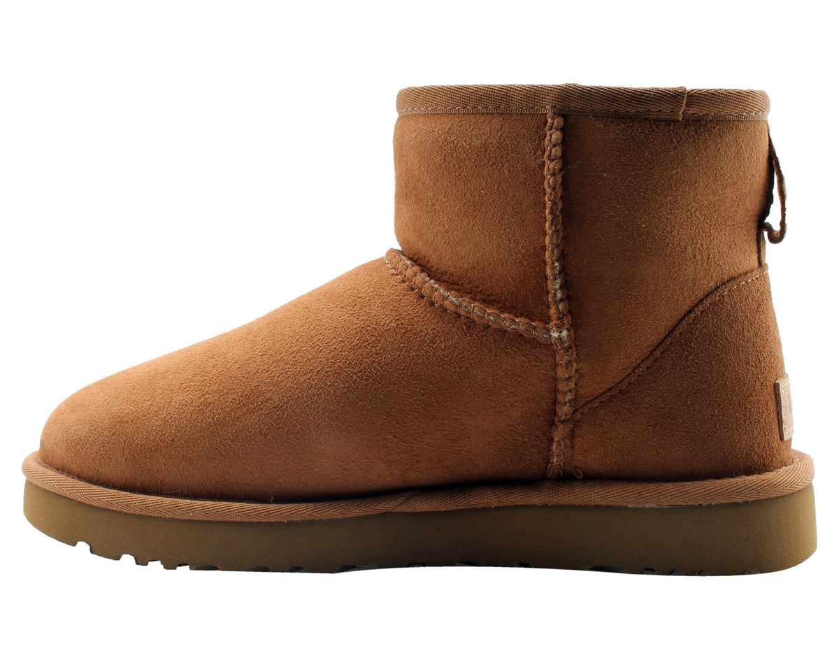 UGG Womens Classic Mini II Boot Chestnut - 1016222-CHE 6 CHESTNUT