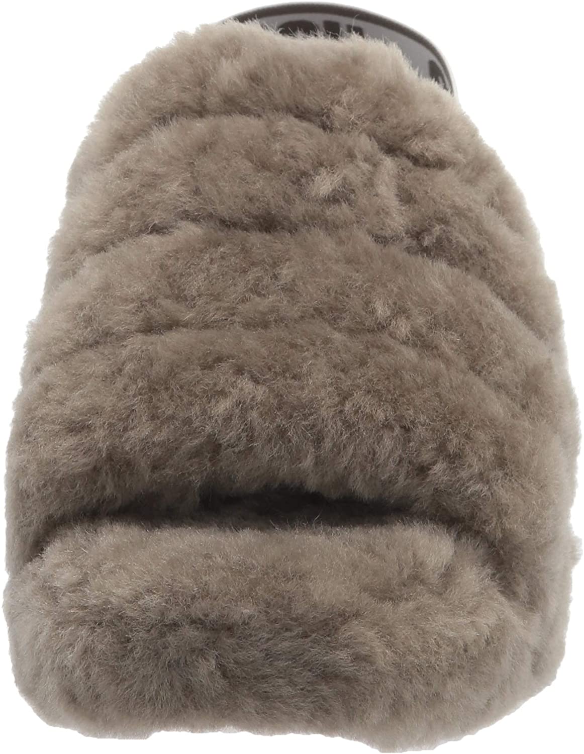 UGG Womens Fluff Yeah Slide Slipper 12 Burnt Olive