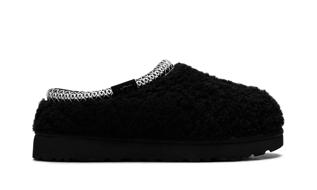 UGG WOMENS Tasman Maxi Curly Slipper Womens "Black" 1158356 BLK 1158356 BLK from Stadium Goods
