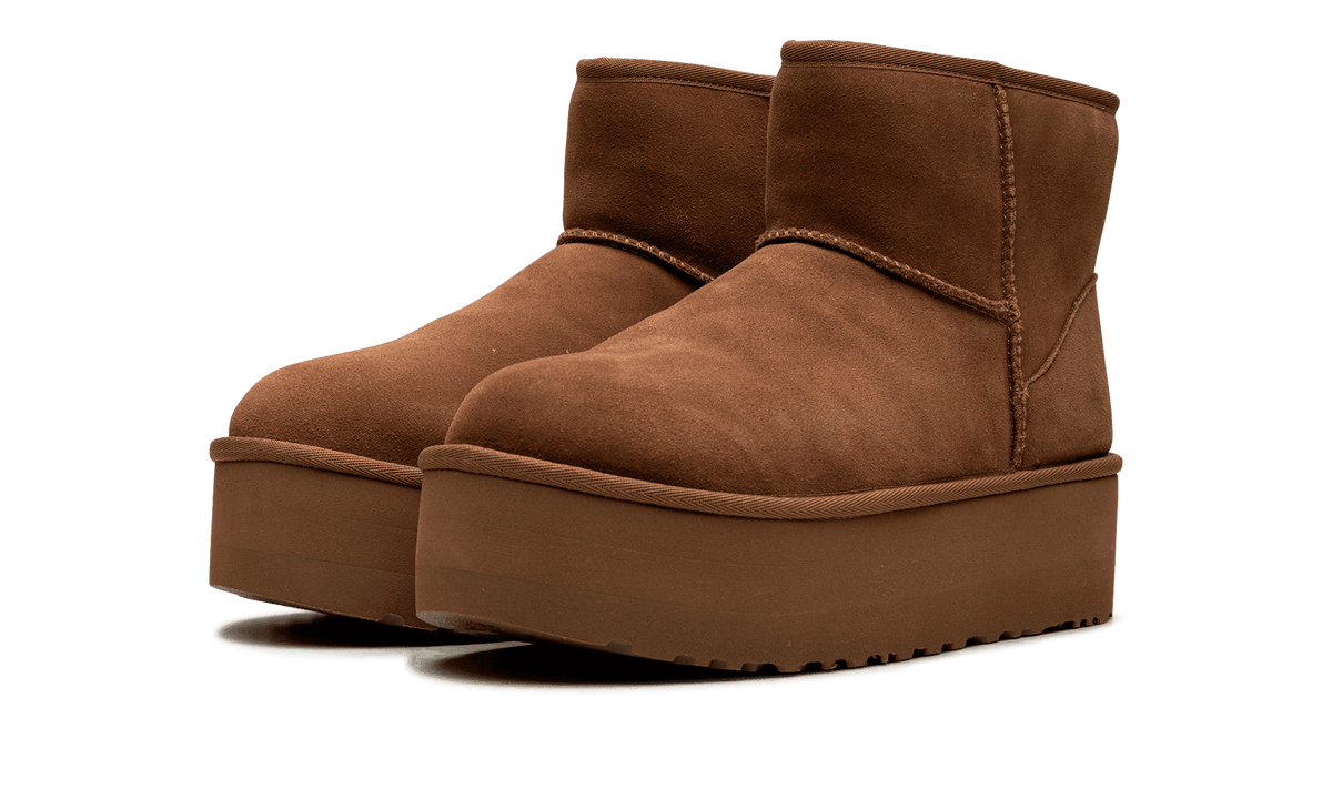 UGG WOMENS CLASSIC MINI PLATFORM Womens "Chestnut" 1134991 CHE 1134991 CHE from Stadium Goods