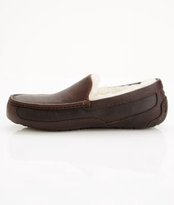 Ugg Men's Ascot Leather Slippers, China Tea \ Brown,7 M US