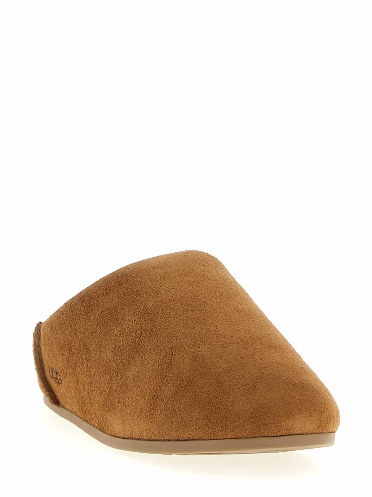 Ugg Slip-On Sandals With Smooth Suede Exterior Brown (Women's)