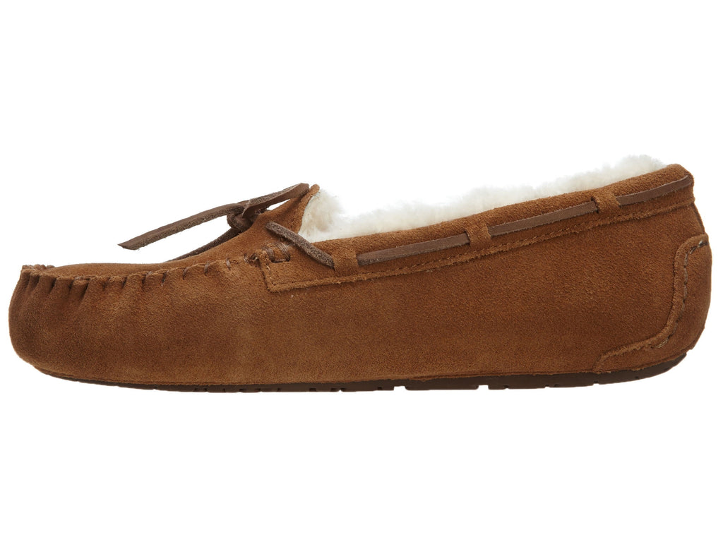 Ugg Girls Dakota Moccasin Slippers, Chestnut,1 M US