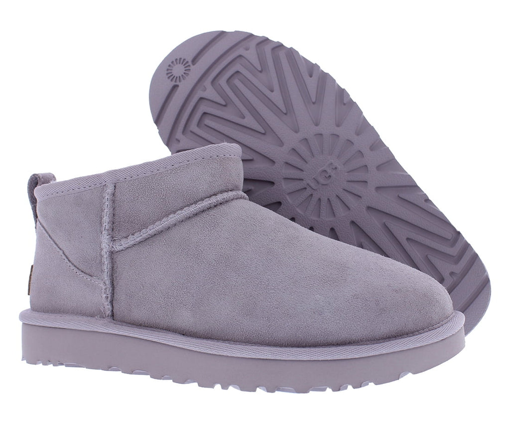 Ugg Classic Ultra Mini Womens Shoes Size 10, Color: Pale Smoke