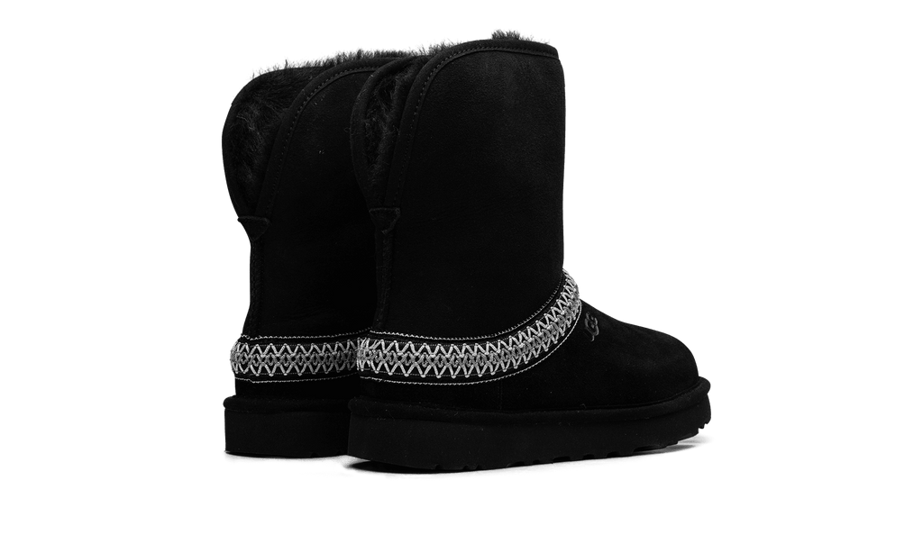 UGG WOMENS Classic Short Crescent Boot Womens "Black" 1161770 BLK 1161770 BLK from Stadium Goods