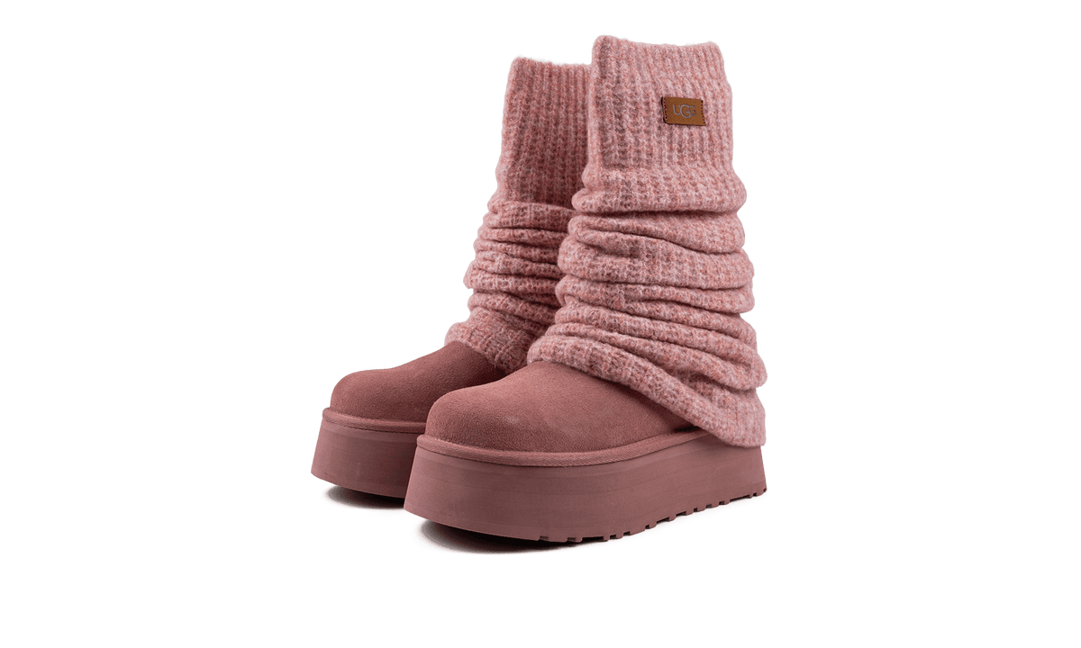 UGG WOMENS Classic Mini Dipper Legwarmer Boot Womens "Pink Dawn" 1178990 PDW 1178990 PDW from Stadium Goods