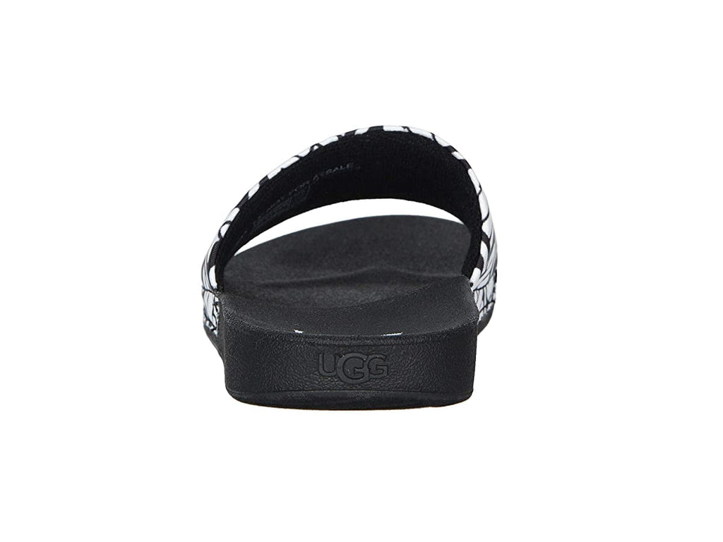 UGG Kids Beach Slide (Toddler/Little Kid/Big Kid) Black/White