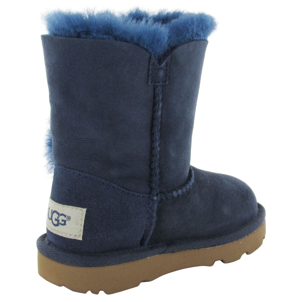 UGG Kids' Bailey Button II Boot, Navy, 9 M US Toddler