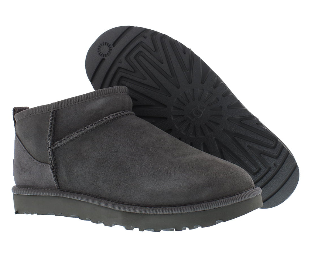 Womens Ugg Classic Mini Shoe Size: 11 Grey Boots