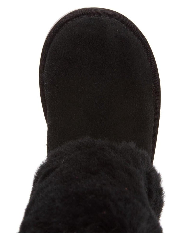 Ugg Kids Ellee Leather Boots Chocolate
