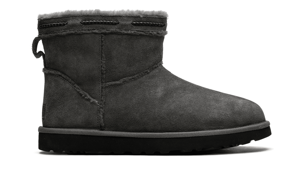 UGG WOMENS Classic Mini Shearling Braid Womens "Charcoal" 1166751 CHRC 1166751 CHRC from Stadium Goods