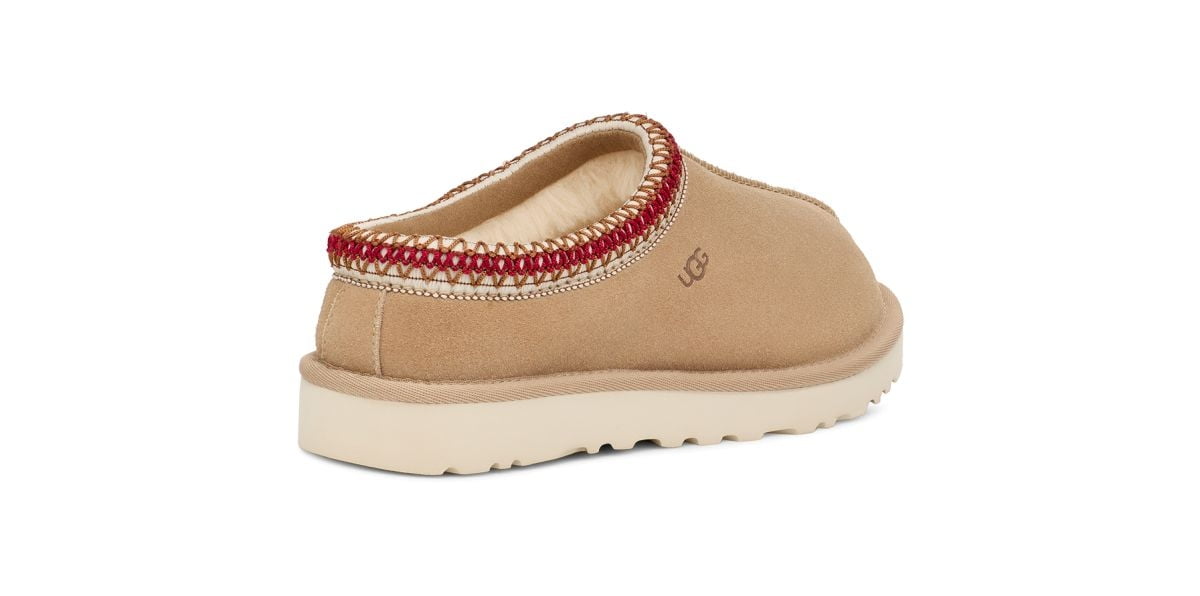 UGG Womens Tasman Clog Sand/Dark Cherry - 5955-SNDD SAND/DARK CHERRY