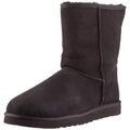 Australia Classic Short Men Round Toe Suede Black Winter Boot