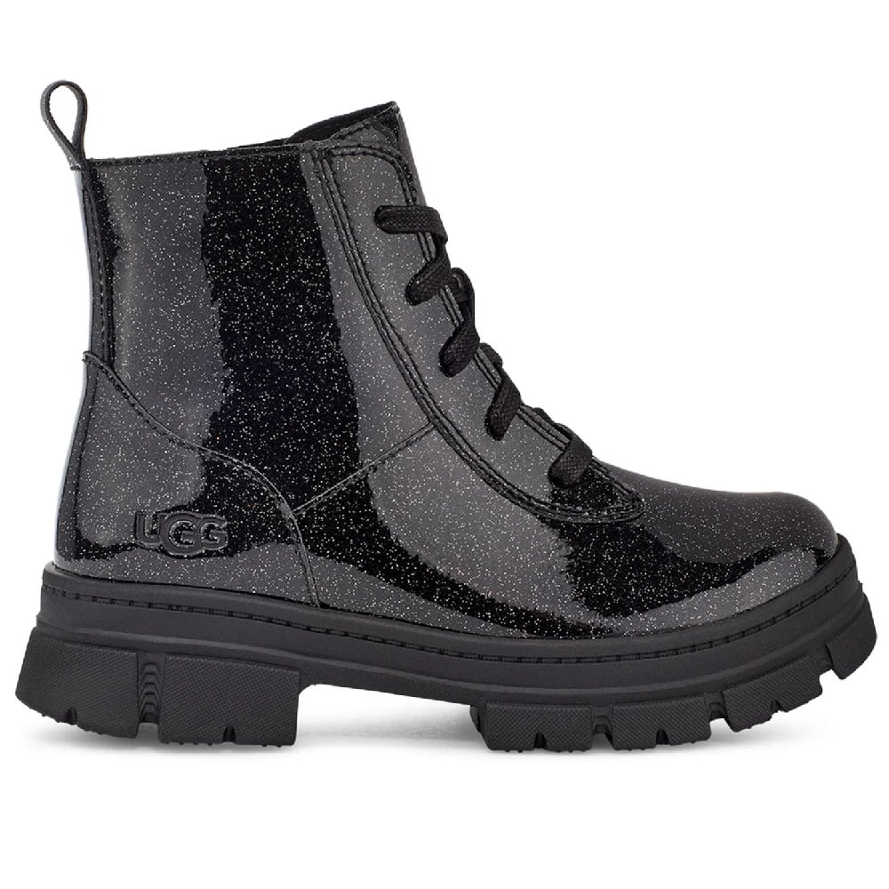Big Kid's and Little Kid's UGG Ashton Lace Up Glitter Blk (1151571K-GTBC) - 5