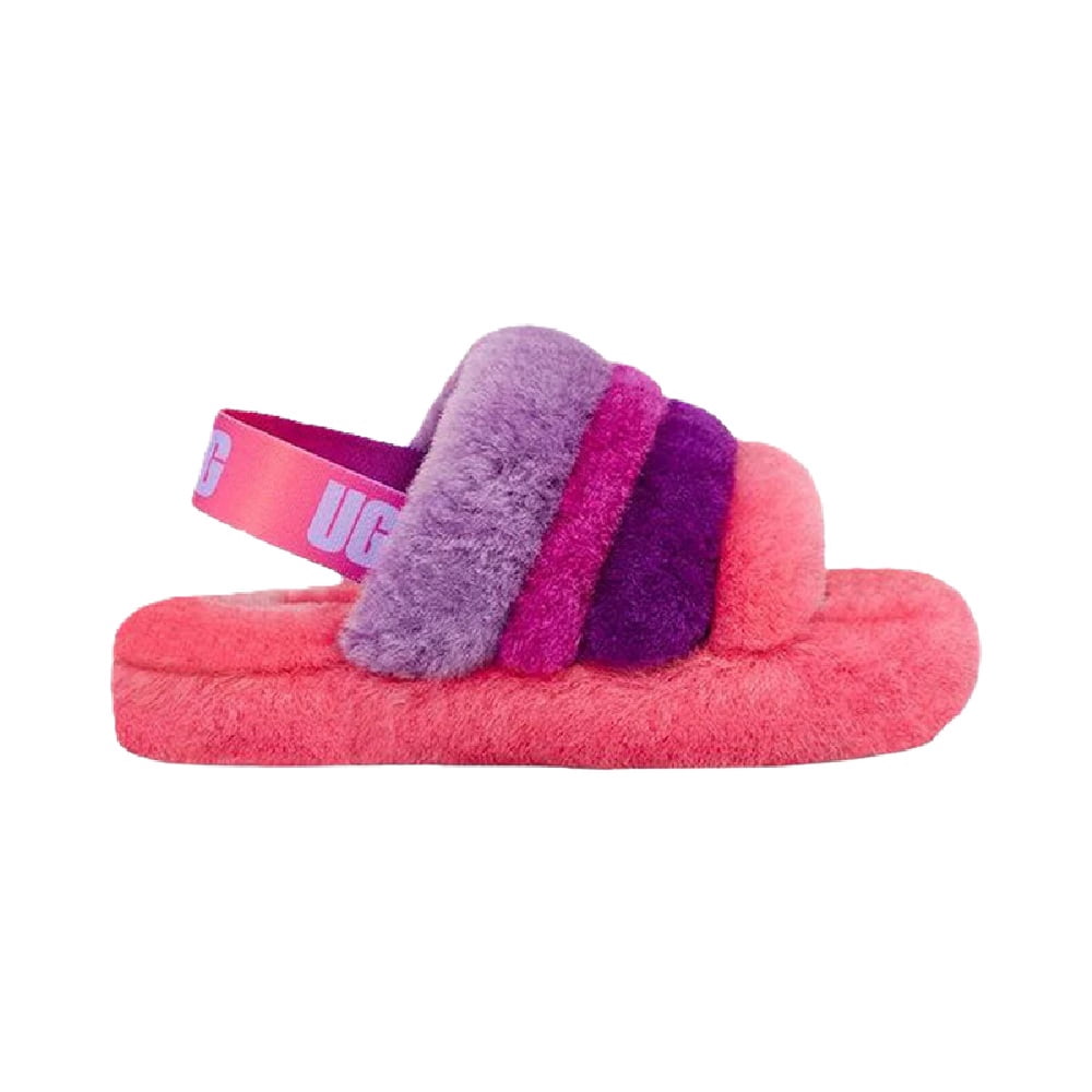 Big Kid's and Little Kid's UGG Fluff Yeah Slide Pk Purp (1120075K-PPRB) - 2
