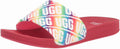 UGG Kids Beach Slide UGG Sandal Big Kid 8-12 Years 5 Big Kid Rainbow
