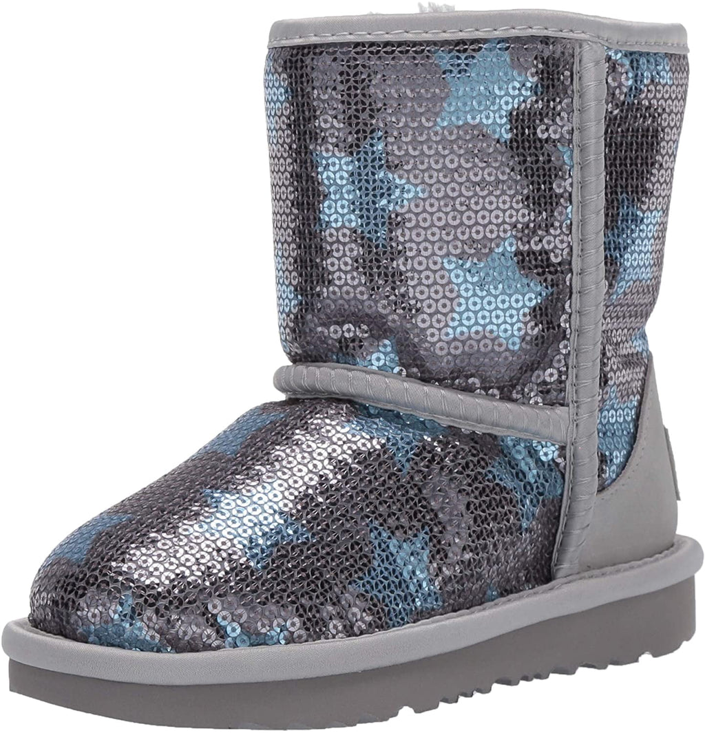 UGG Kids Classic Short II Sequin Star Boot