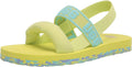 UGG Unisex-Child K Zuma Sling Flat Sandal Big Kid 8-12 Years 6 Big Kid Pollen Paint Swirl