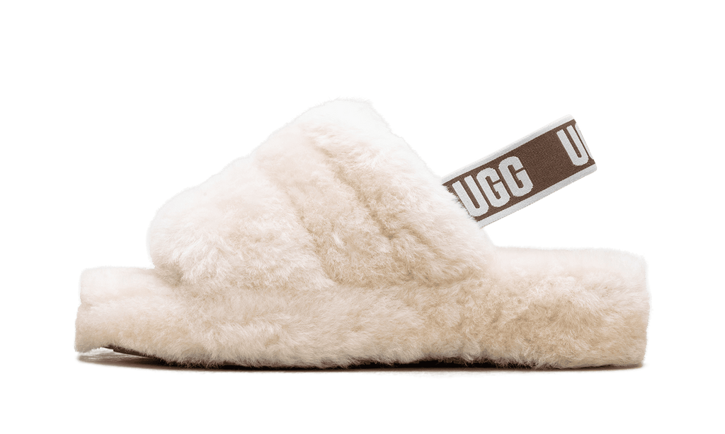 UGG WOMENS Fluff Yeah Slide Womens "Beige" 1095119 NAT 1095119 NAT from Stadium Goods