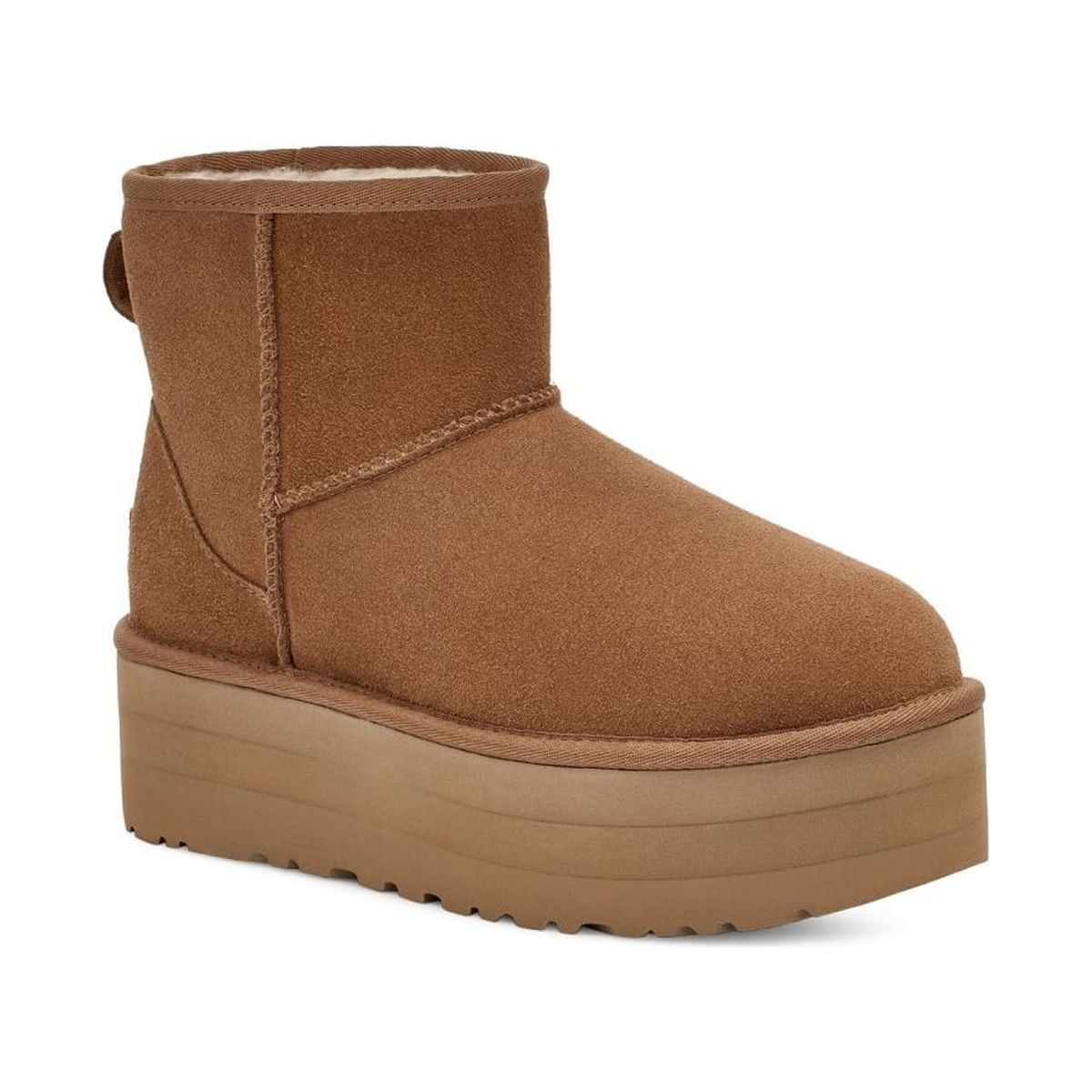 UGG Womens Classic Mini Platform Boots Chestnut - 1134991-CHE AD TEMPLATE SIZE CHESTNUT