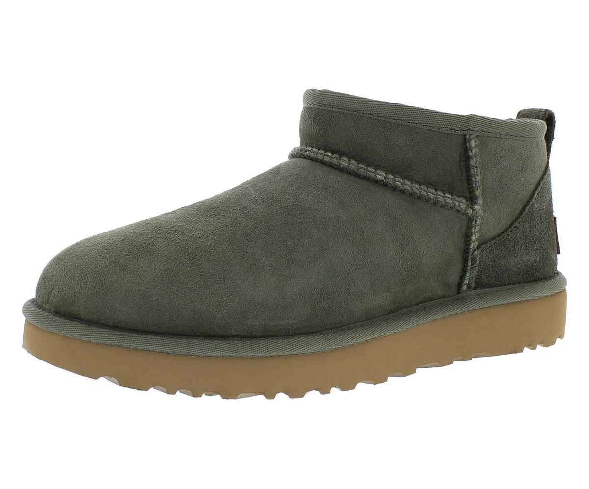 Ugg Classic Ultra Mini Women's Suede Wool Lined Ankle Boots