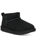 Ugg Girls CLASSIC ULTRA MINI Leather Little Kids Winter & Snow Boots
