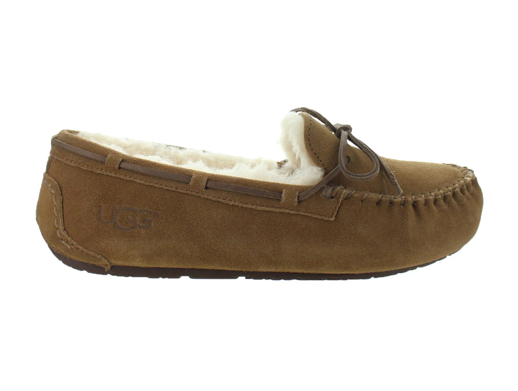 Ugg Girls Dakota Moccasin Slippers, Chestnut,13 M US