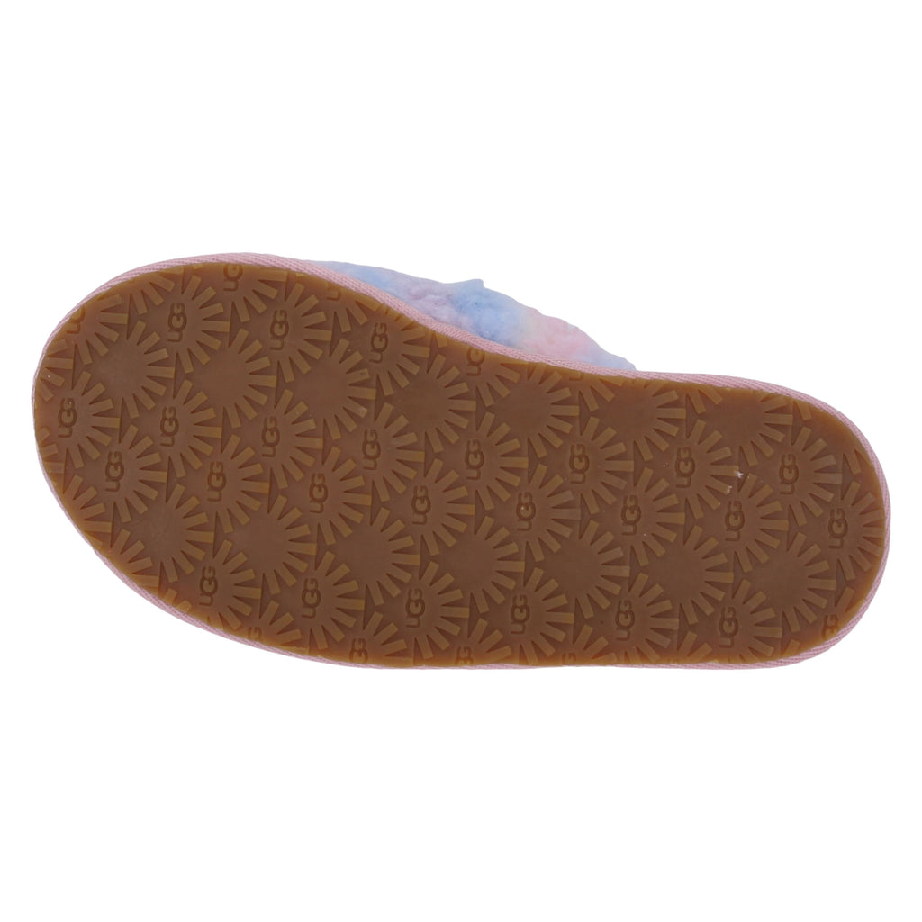 Toddler's UGG Fluff Yeah Slide Cali Collage Pride-Stripes (1120115T-PSTR) - 11