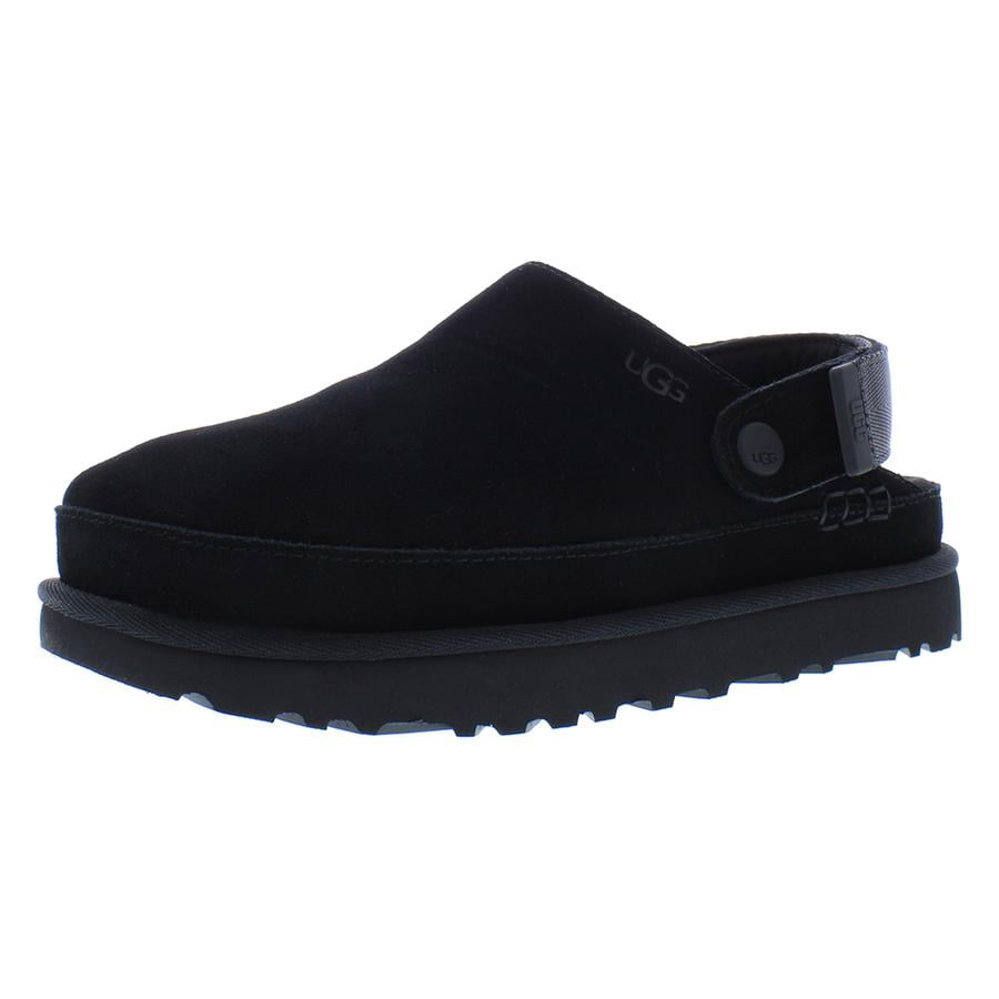 UGG Goldenstar Clog Suede Womens Shoes Size 7, Color: Black