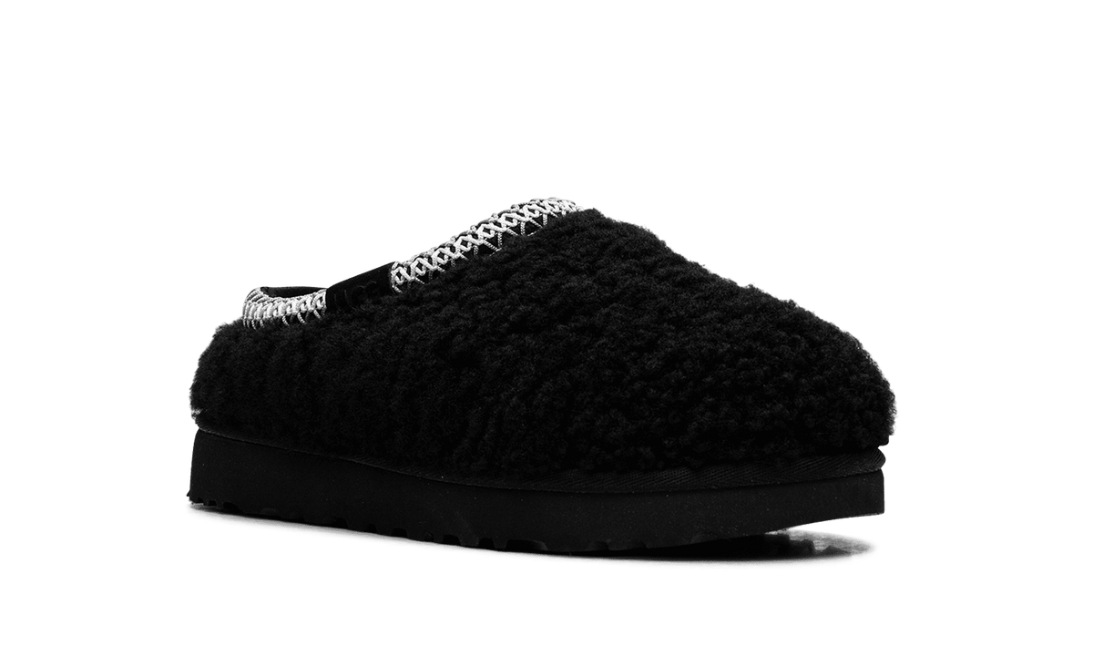 UGG WOMENS Tasman Maxi Curly Slipper Womens "Black" 1158356 BLK 1158356 BLK from Stadium Goods