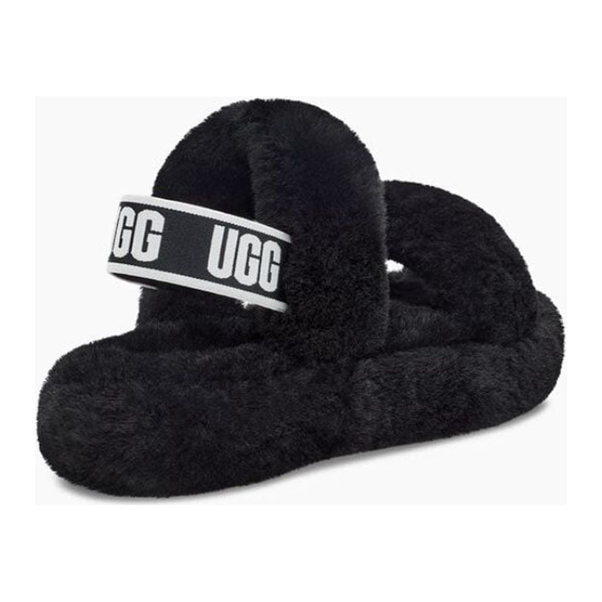 Big Kid's and Little Kid's UGG Oh Yeah Slide Black (1115752K-BLK) - 4