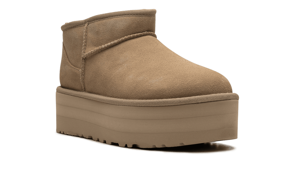 UGG WOMENS CLASSIC ULTRA MINI PLATFORM Womens "Mustard Seed" 1135092 MDSD 1135092 MDSD from Stadium Goods