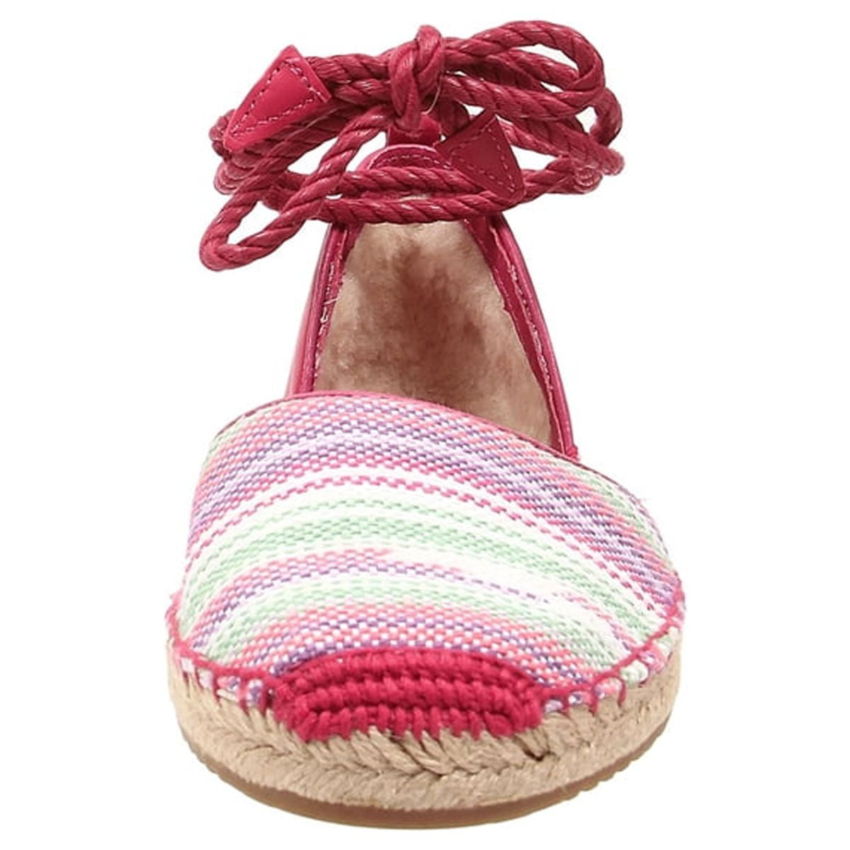 Ugg Women's Libbi Serape Espadrilles, Furious Fuchsia,7 M US