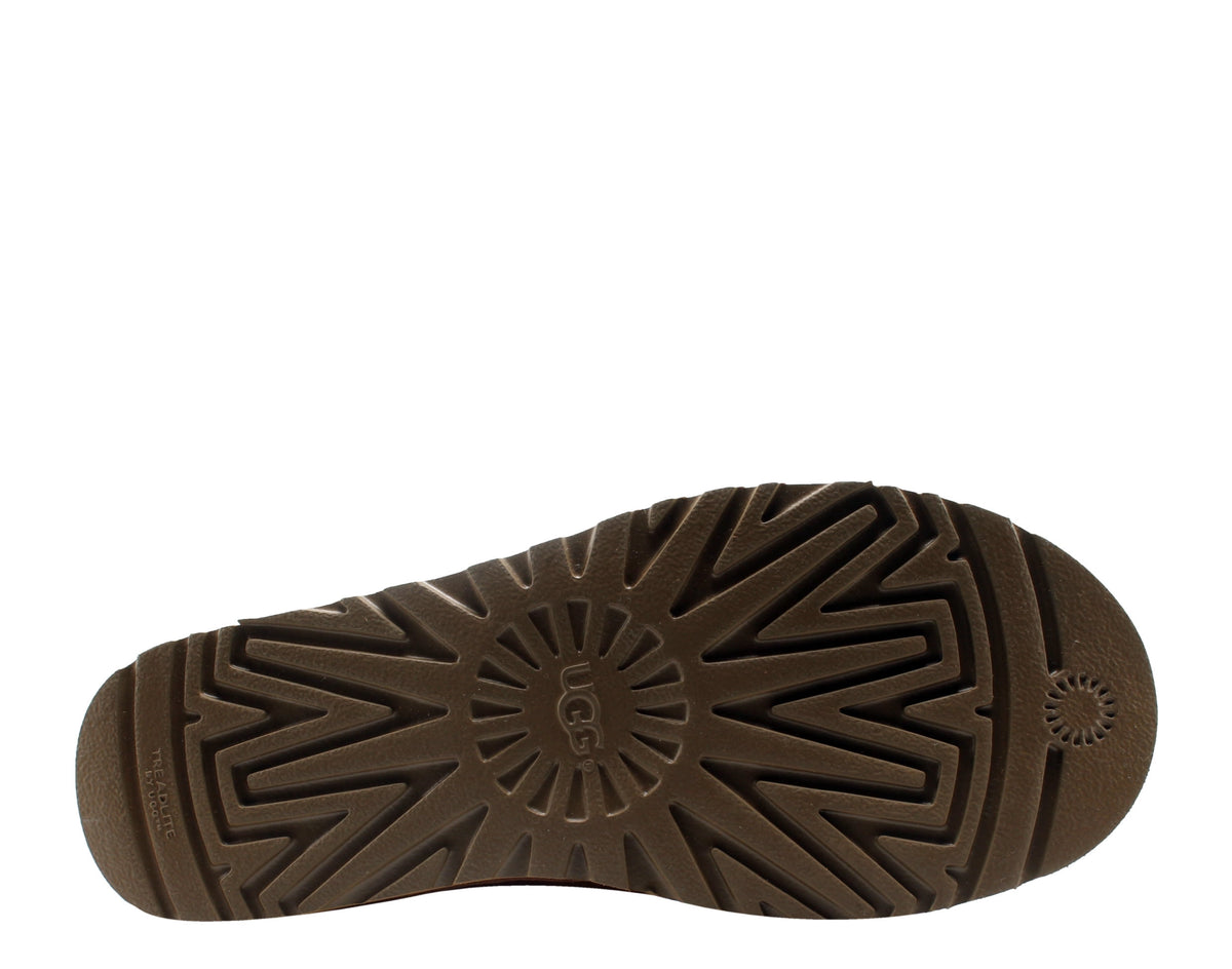 Ugg Women's Classic Mini II Leather Chestnut Ankle-High Suede Boot - 7M
