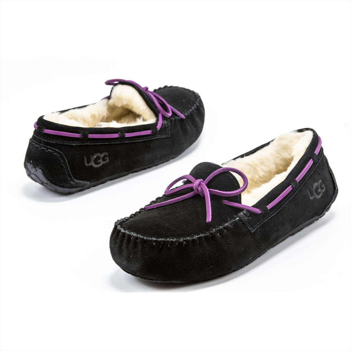 Ugg Girls Dakota Moccasin Slippers, Chestnut,1 M US