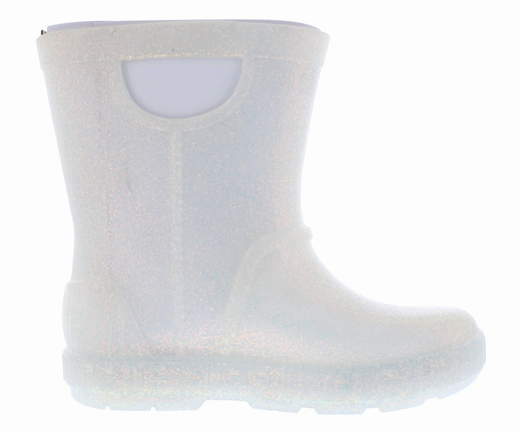 UGG Drizlita Glitter Boot Infant/Toddler Shoes Size 6, Color: White