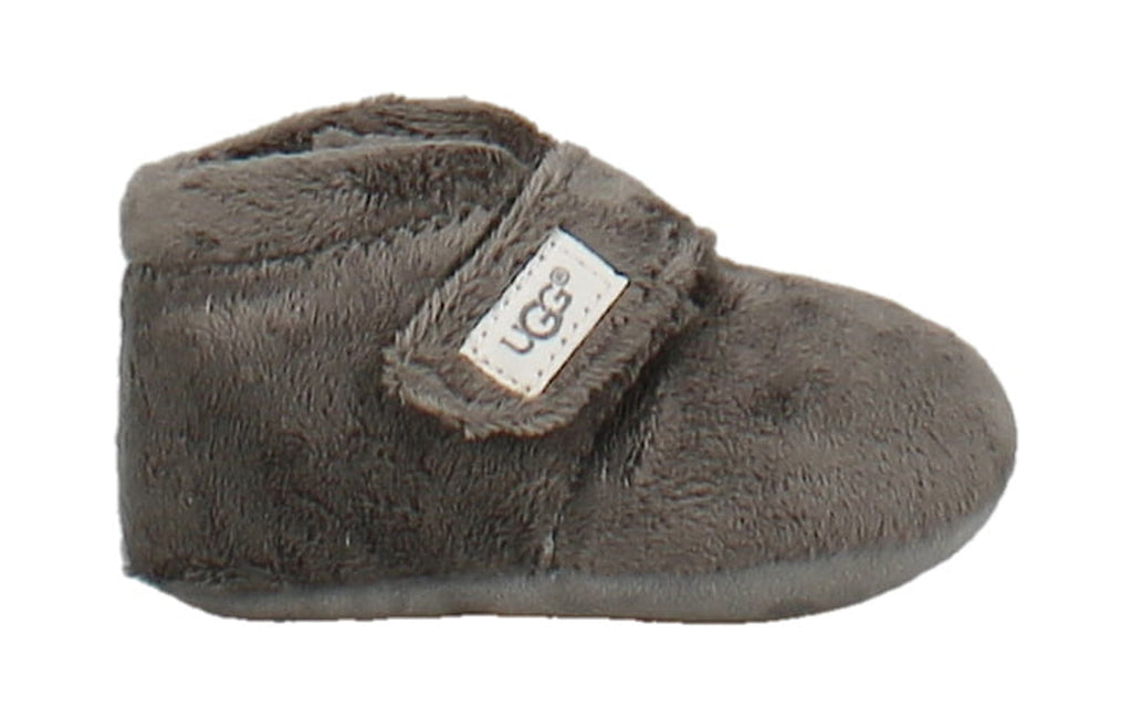 UGG Unisex-Child Bixbee and Lovey Ankle Boot, Charcoal, Size Toddler 4.0
