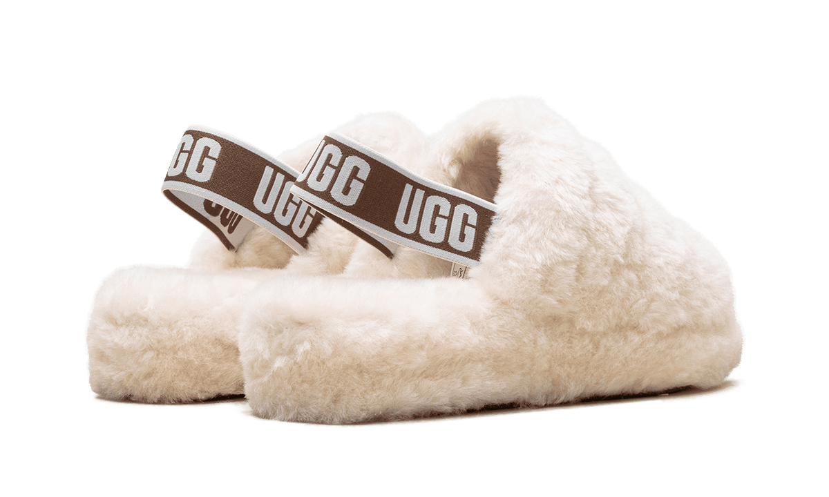 UGG WOMENS Fluff Yeah Slide Womens "Beige" 1095119 NAT 1095119 NAT from Stadium Goods