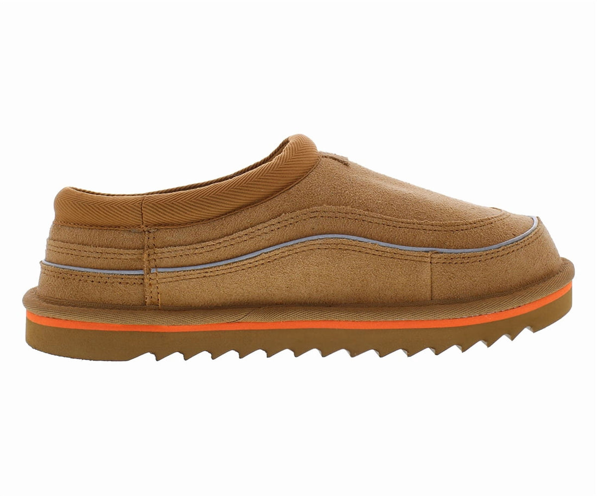 UGG Tasman Cali Wave Suede Mens Shoes Size 8, Color: Chestnut/Orange Soda