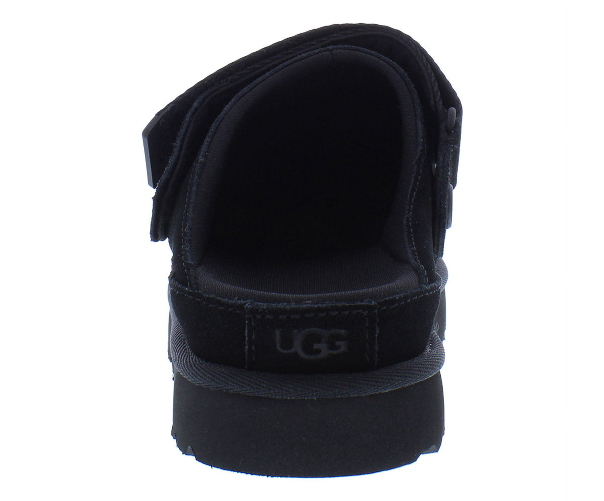 UGG Goldenstar Clog Suede Womens Shoes Size 7, Color: Black